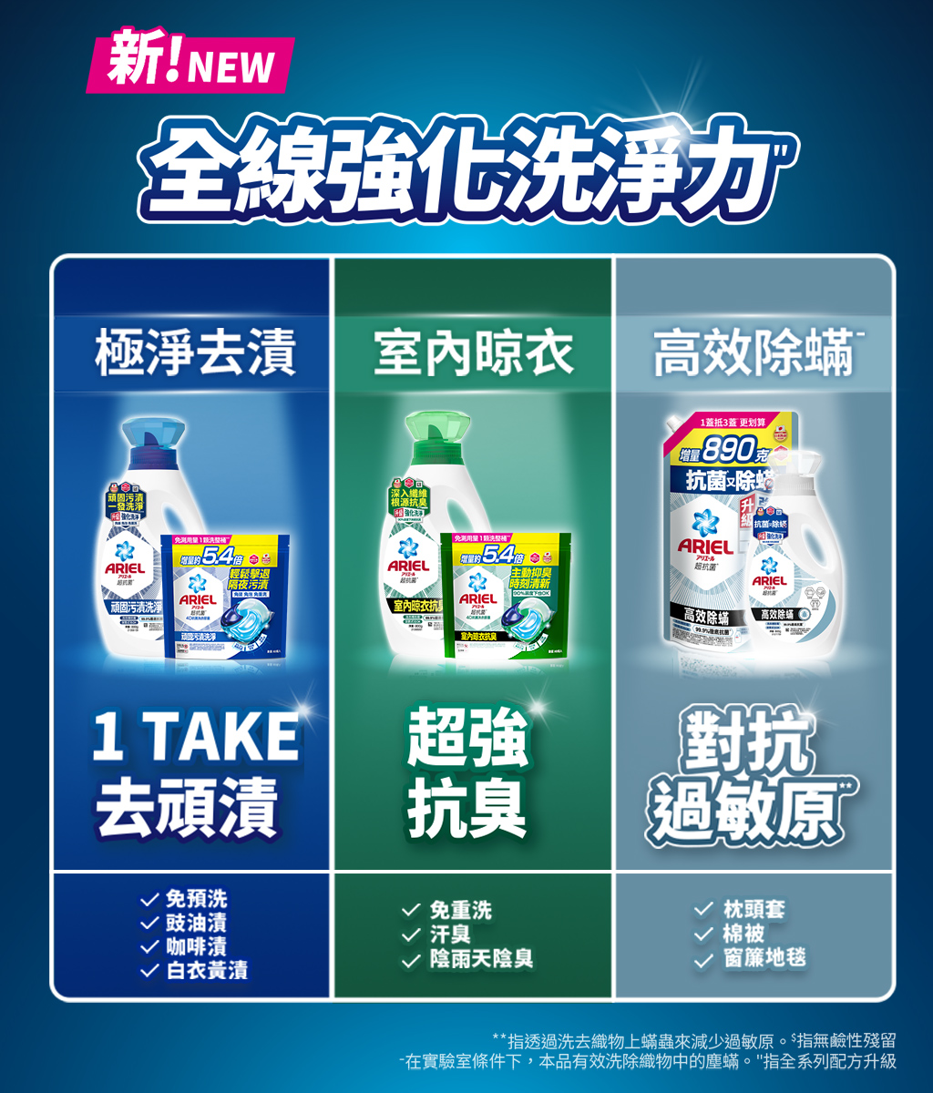 全線強化洗淨力